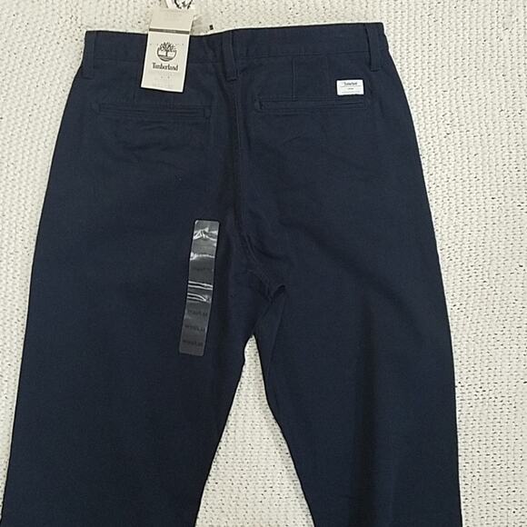 Timberland Blue Work Relaxed Chino Pants Size 32X32 - Picture 2 of 3